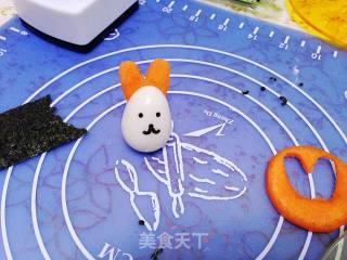 【熊猫海鲜便当】--可爱营养携带方便的做法步骤：11