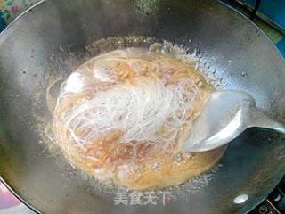 杂蔬肉末炒粉丝的做法步骤：8