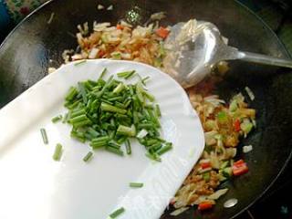 杂蔬肉末炒粉丝的做法步骤：11