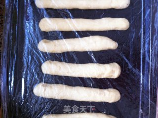 【长条面包】简单造型也美味的做法步骤：10