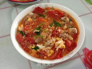 蕃茄炒蛋（甜）的做法步骤：11