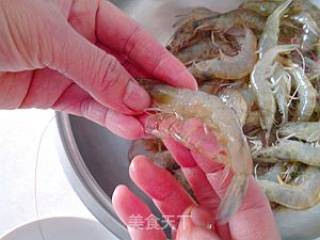 杏鲍菇蒸虾仁的做法步骤：2