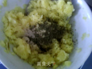 焗火腿土豆泥的做法步骤：12