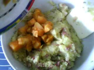 焗火腿土豆泥的做法步骤：15