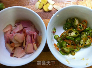 香酥腊味薯片的做法步骤：2