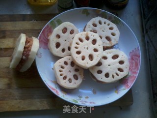 小时候的记忆----清香藕夹的做法步骤：4