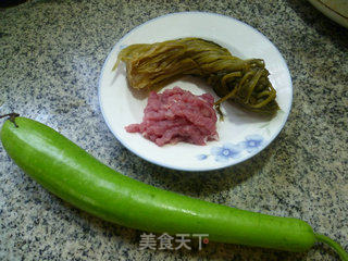 咸菜里脊肉炒夜开花的做法步骤：1