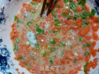 胡萝卜蛋饼的做法步骤：5