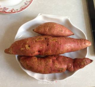 【红薯豆沙糕】---金灿灿倾城改良版官府菜的做法步骤：1