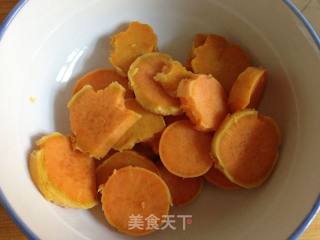 【红薯豆沙糕】---金灿灿倾城改良版官府菜的做法步骤：4