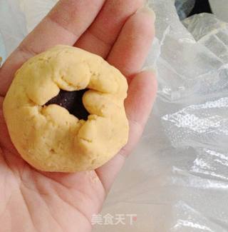 【红薯豆沙糕】---金灿灿倾城改良版官府菜的做法步骤：11