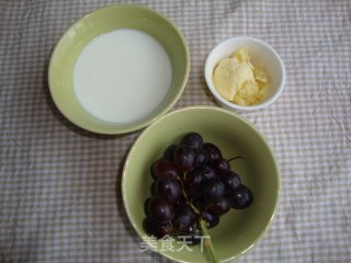 葡萄奶昔的做法步骤：1