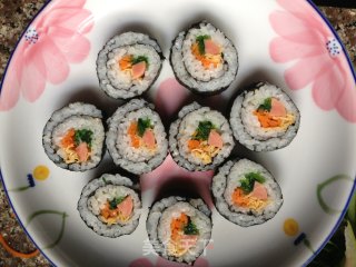 韩式经典米饭——紫菜包饭的做法步骤：7