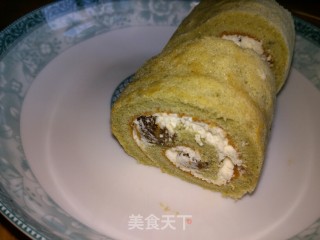 抹茶奶油蛋糕卷的做法步骤：20