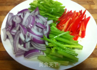 五色什锦茶树菇的做法步骤：2