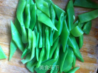 腊肠炒豆角的做法步骤：6
