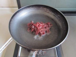 泡菜青椒牛肉丝的做法步骤：3