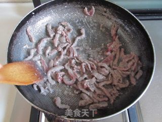泡菜青椒牛肉丝的做法步骤：4