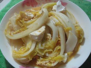 咸鸭蛋焗娃娃菜的做法步骤：7