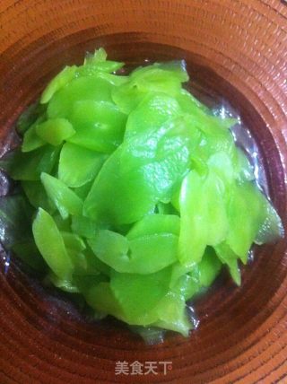 凉拌莴笋的做法步骤：5