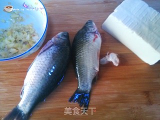 鲫鱼豆腐汤的做法步骤：1