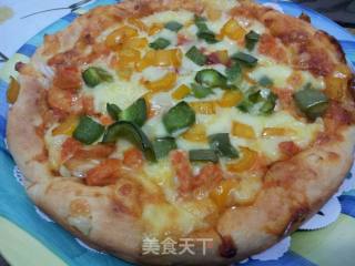 奥尔良鸡肉披萨的做法步骤：12