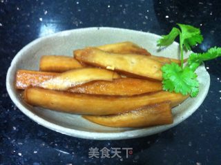 糖醋萝卜皮的做法步骤：4