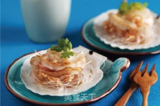 烤扇贝的做法步骤：1