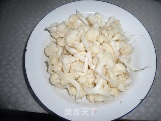 炒菜花的做法步骤：7