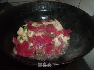 炒菜花的做法步骤：12