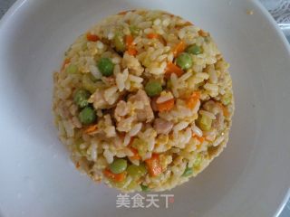 诺诺的什锦炒饭的做法步骤：7