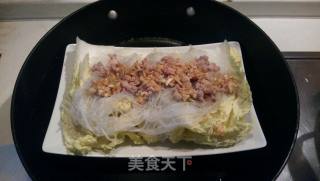 蒜蓉粉丝蒸菜心的做法步骤：7