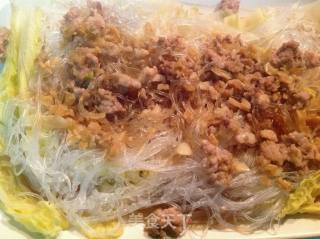 蒜蓉粉丝蒸菜心的做法步骤：8