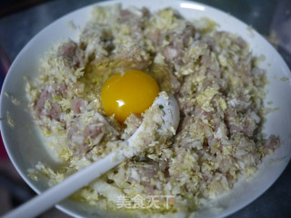 白菜猪肉饼的做法步骤：3