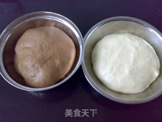 可可旋风馒头的做法步骤：4