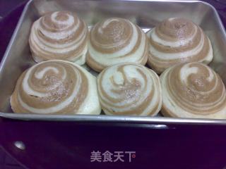 可可旋风馒头的做法步骤：14