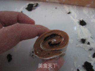 红糖芝麻花卷的做法步骤：6