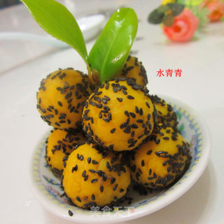 无油烟芝麻小丸子的做法步骤：8