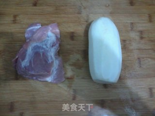 农家版萝卜炖肉的做法步骤：1
