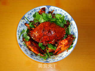 ＜鲁菜＞酱炒青蟹的做法步骤：12
