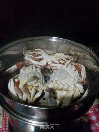 清蒸螃蟹的做法步骤：2