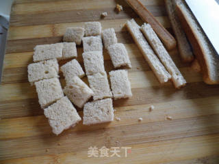 椰蓉面包布丁的做法步骤：4