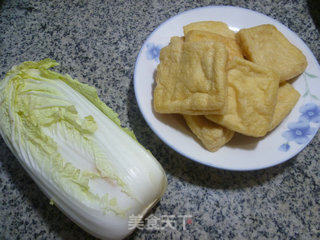 娃娃菜炒大油方的做法步骤：1