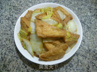 娃娃菜炒大油方的做法步骤：12
