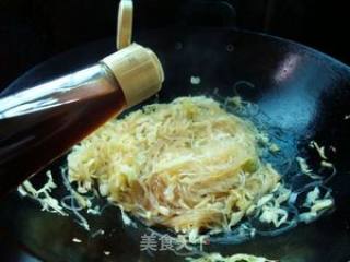 蚝油包菜粉丝的做法步骤：9