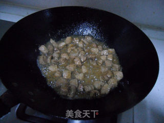 火龙果黑椒牛肉粒的做法步骤：9