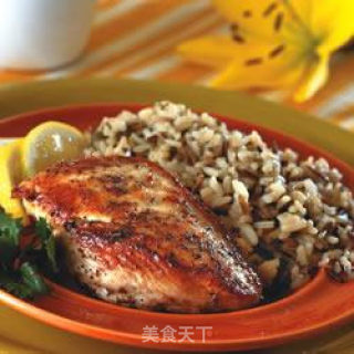 鸡肉炒柠檬牛至的做法步骤：1
