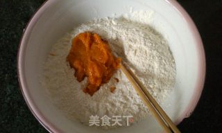 南瓜烧麦的做法步骤：2