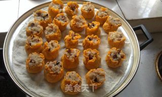 南瓜烧麦的做法步骤：8