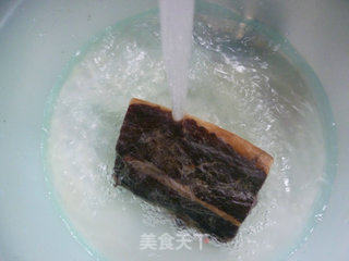 鸡蛋蒸酱肉的做法步骤：2